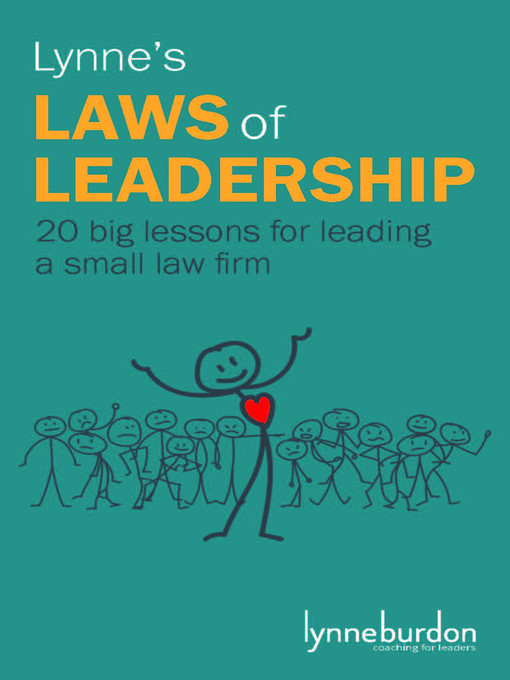 Title details for Lynne's Laws of Leadership by Lynne Burdon - Available
